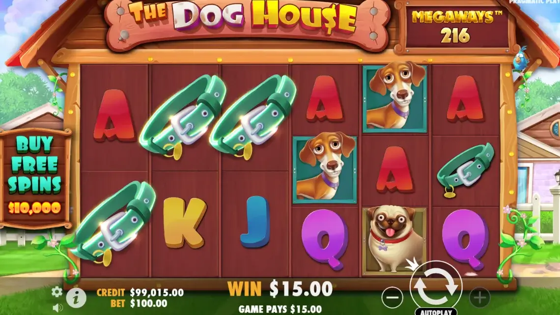 Dog House Megaways - So word der Slot gespielt