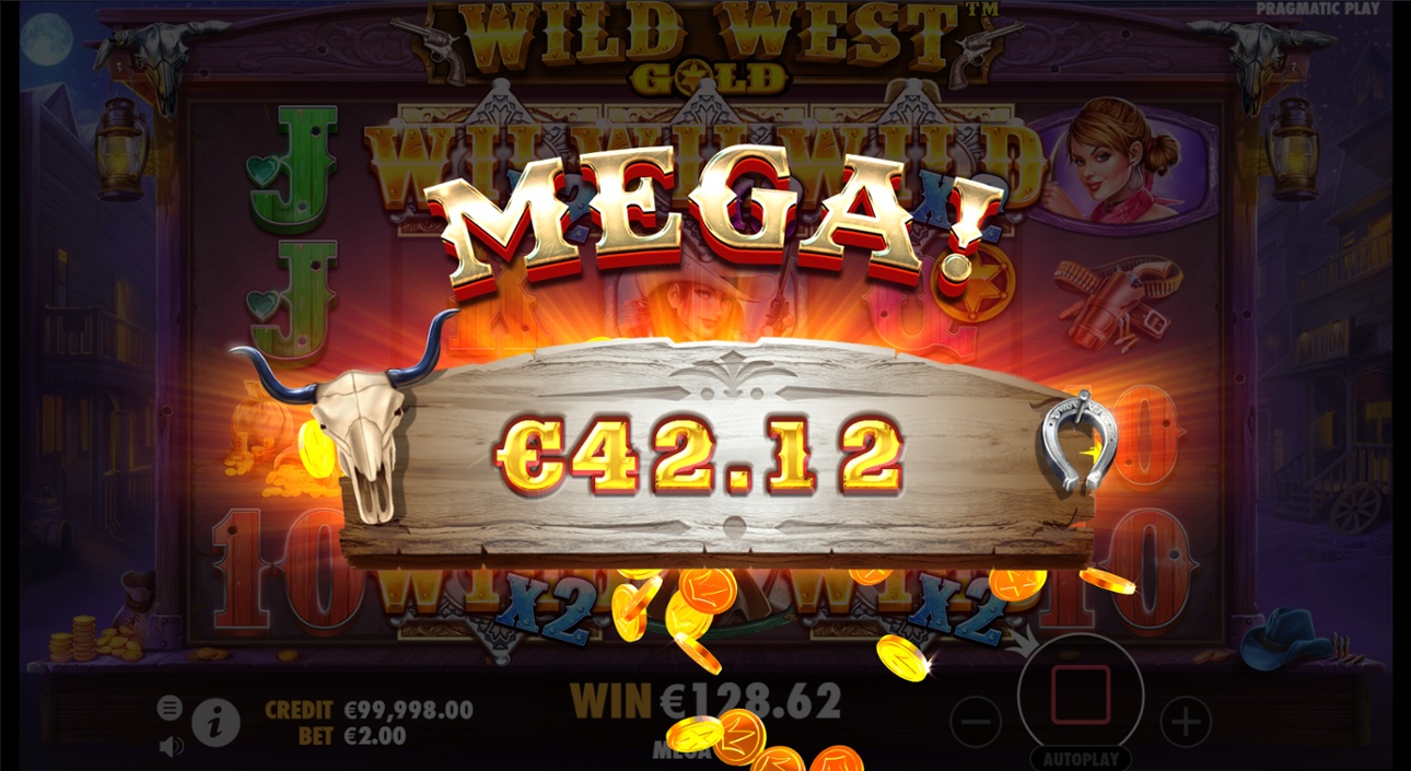 Wild West Gold slot - Mega win