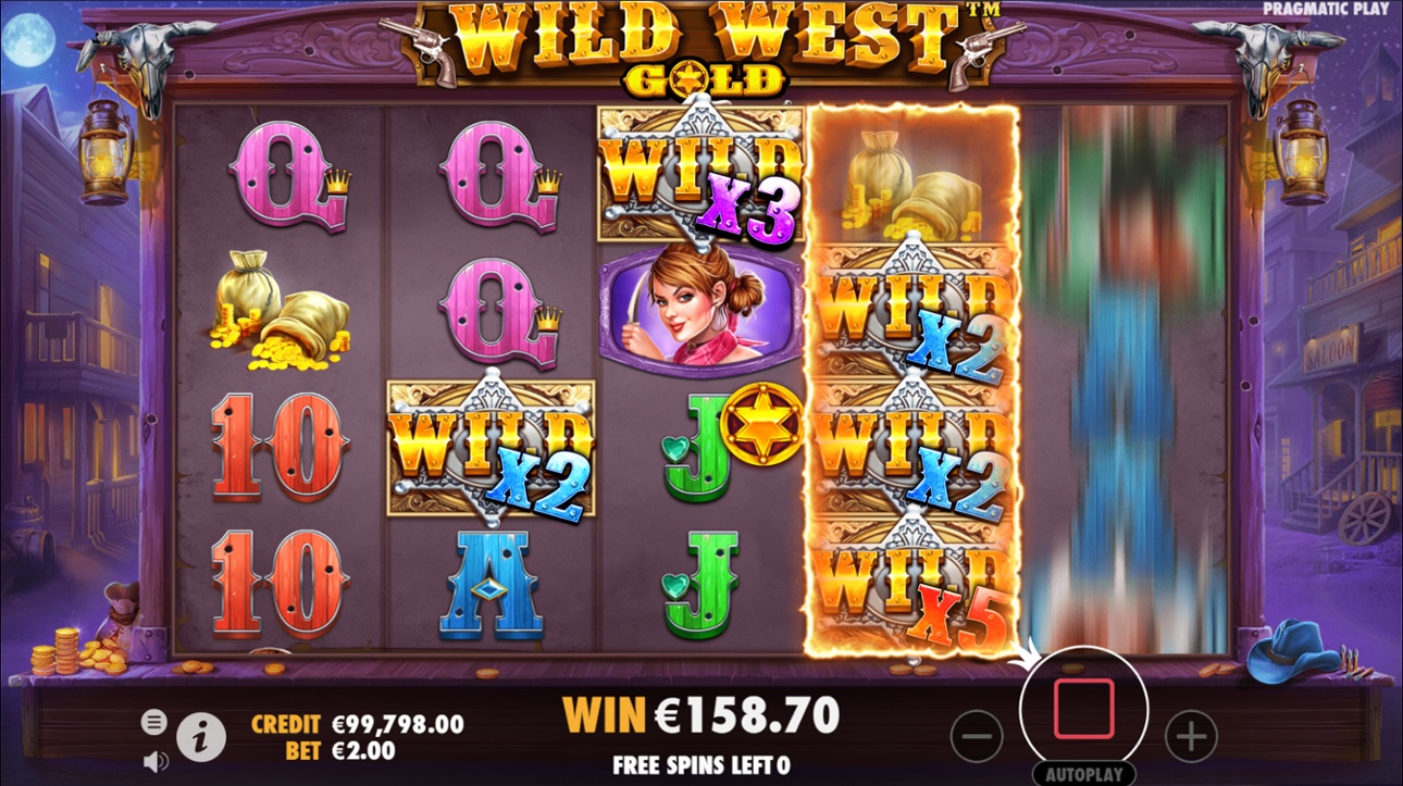 Wild West Gold - Scatter & Wild symbols