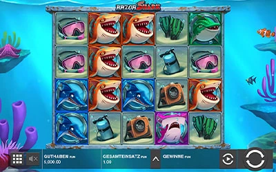 Eine kostenlose Demo-Version des Razor Shark Slots.